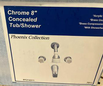 Phoenix concealed tub and shower faucet.