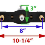 Tub & shower 8" onset