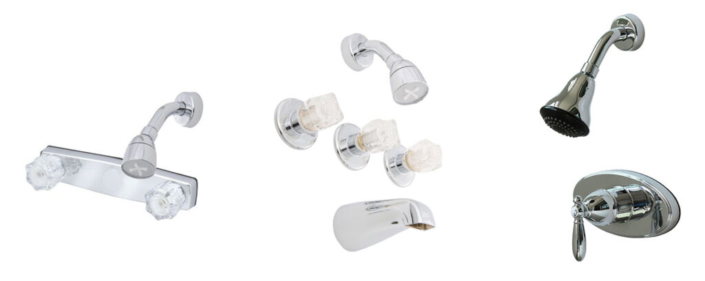 Shower & tub faucet styles